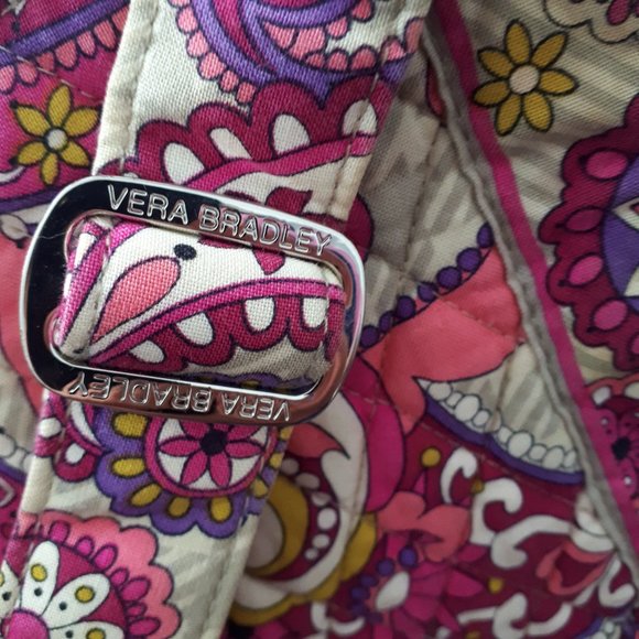 Vera Bradley Paisley Pink Quilted Bag - Picture 4 of 7